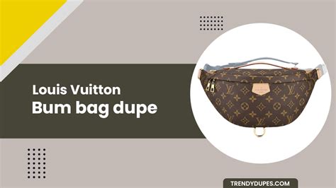 bum bag dupe|louis vuitton bum bag.